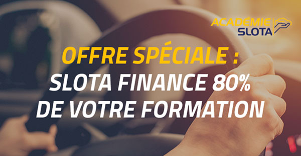 SLOTA finance 80% de votre formation